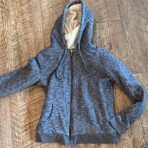 Roxy Blue Zip-Up Hoodie